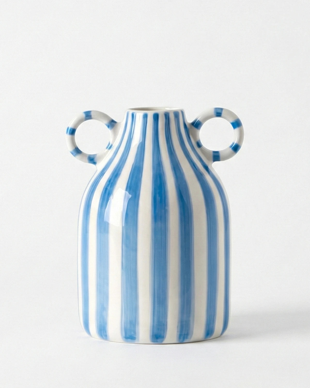 Lucia Hand-Striped Vase