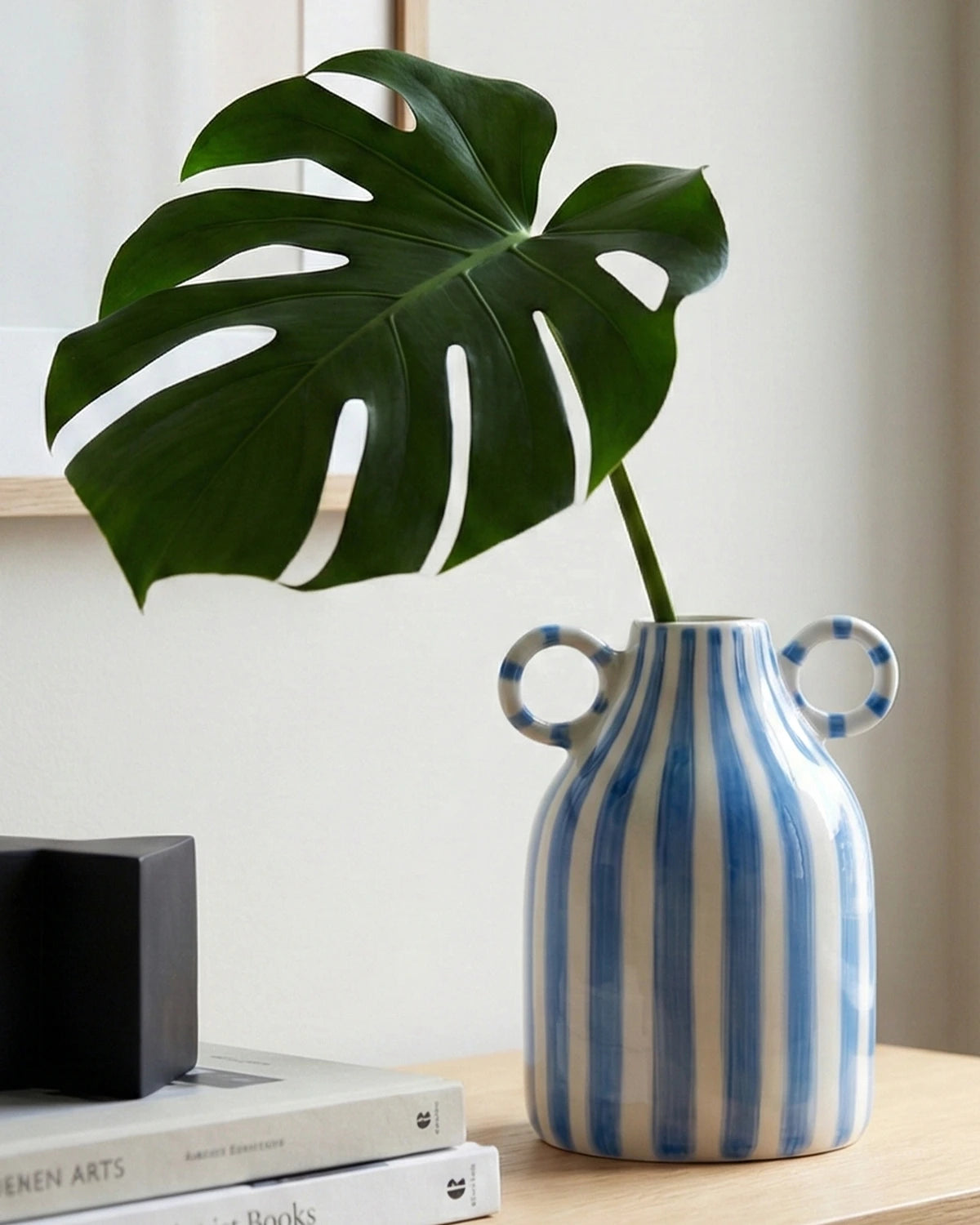 Lucia Hand-Striped Vase